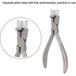 곡률측정기 스테인레스 스틸 삼차 안경 플라이어 조정 렌즈 곡률 고경도 프레임 수리 도구 액세서리 : 머시 마켓