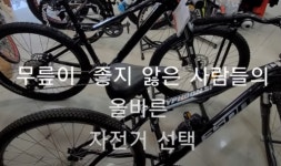 유투브 웅바이크 무릎이 좋지 않은 사람에게 좋은 자전거 선택 : 웅바이크