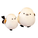 뱁새인형 흰머리 오목눈이 참새 뱁이 귀여운 애착 새인형 35cm 50cm : 임포덕트