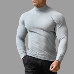 남자 머슬핏 반폴라 목폴라 4컬러 : fablo