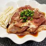 72시간 숙성 돼지 갈비 수제 양념 왕구이 캠핑 고기 요리 300g, 3개 : 한솔수육