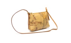 [중고][다산중고명품] Alviero Martini(알비에로마르티니) PVC 지오 클래식 프린트 금장 미니 크로스백 : 다산중고명품