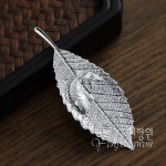 [다도 다구 소품] 예향원 찻잔 악세사리 99.9 순은 잎새 5종 E-9521 : 예향원