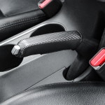 Tesla 호환  탄소 섬유 가죽 기어 핸드 브레이크 커버 Leon Mk3 5F Altea Ibiza 6J Ateca Arona Toledo Exeo Alhambra : 대광0