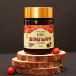 홍매실 매실농축액 매실고 200g  1병- 무설탕 : 하동감사농원