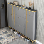 현관 신발 정리대 신발장 정리함 보관함 수납장 케이스 슈즈랙 슈 케이스 박스 단순 초박형 팁 캐비닛 기숙사 대용량 다기능 캐비닛 랙 보관... 