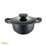 PN 풍년 펄블랙주물IH 양수 냄비 24cm 주방 업소용 식당용 : 해피수수