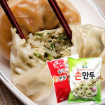 고향의맛 고기손만두 김치손만두 골라담기/왕만두 잎새만두 식사대용 : 푸드클럽