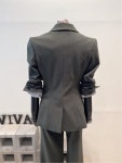 [VIVA] 22W 울 삼색단추 더블 슬림자켓 : VIVA