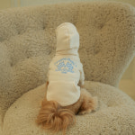 퍼피 홀릭 스너그 후디 - 바닐라 크림 : 퍼피유니버스