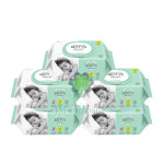 베피스 아기물티슈 젠틀소프트 캡형100매 X5팩 : jm컴퍼니