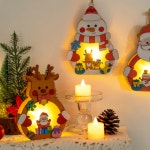 크리스마스 무드등 만들기 키트 LED 산타 눈사람 나무 조명 초등 어린이집 : 달콩 마트