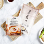 팔복 도가니탕 세트(사골진국 10팩+100%무릎 도가니고기 2팩) 설렁탕 곰탕 육수 : 팔복스토어