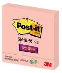3M 포스트잇 슈퍼스티키 노트 654-SSN 베이비핑크 76mm x 76mm 강한점착용 90매 메모지 : 동진엠알오