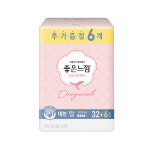 좋은느낌 생리대 울트라 슬림 날개 대형 32+6입 X 1팩 : 영민기업