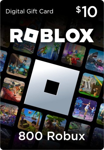 (자동발송) 로블록스 기프트카드 10달러 800 Robux 로벅스 ROBLOX : 루피카게임즈