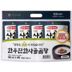 [착한들] 고삼 농협 한우 100% 진한 사골 곰탕 기획세트 500ml 4팩 : 고삼농협