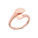 14K 18K 깔끔 꼬임 컷팅반지 : 슈가 골드