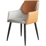 북유럽 메이크업 의자 이탈리아 식당 홈 현대적인 미니멀리스트 편안한 가죽 등받이 레스토랑 호텔 상업 매니큐어 책상 : 퍼니치드