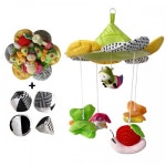 [핫세일] 멜로디 칼라+흑백 더블 모빌 : 베베모아