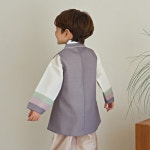 [혹스아이] 다율색동 남아한복 베이비 유아 키즈 주니어 색동 쾌자 전통한복세트 : 혹스아이