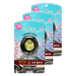 엘지 아우라 차량용 통풍구 방향제 오렌지블로썸 5ml 3개 향기 : 더진스토어