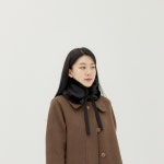 명썸 귀여운 아씨 볼끼 BLACK 면누비 한복 방한 귀도리 귀마개 목도리 : 명썸