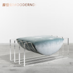 벨벳 투명 신발 변경 낮은 의자 거실 커피 테이블 마시는 차 채팅 부두 모델 룸 : 연연하우스