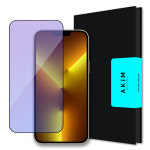 아킴 시력보호 블루라이트차단 풀커버 강화유리 액정보호필름 아이폰13 / 아이폰13 프로, 1매입 : 아킴