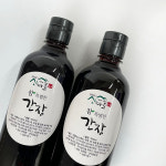 산마을농장 수제 만능 맛간장 500ml 2병 전통 절임용 저염 참특별한 간장 : 산마을농장