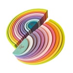 [TOYNPLAY] 발도르프 교구 빅아치 원목교구세트 (파스텔) - 파스텔원목볼6종 / 프렌즈12종 / 포레스트8종 추가가능 : 토이앤플레이