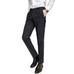 Blue Men Striped Suit Pants Spring and Autumn   Black Trousers Wedding Business Men s[B00102128] : 제이디넷1