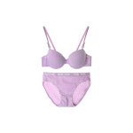 멜란지 포인트 브라팬티세트 N1002 : 윙크핑크