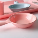 손잡이앞접시 먹방앞접시 그릇도매 캠핑 세트 홈 : 똑딱상회