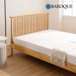 바로크가구 로베니 고무나무 원목침대 프레임 SS/매트제외 : 바로크 가구