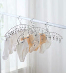 1+1 튼튼한 스텐 양말 베란다빨래건조대 빨래걸이 벽걸이 원룸 발코니 행주 미니 천장 : 아라지따라지