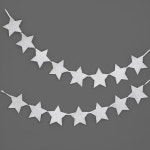 반짝이 별가랜드 [실버] : 파티룸