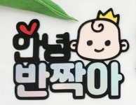미니베이비 만삭촬영 태교여행 소품 태명 만삭토퍼 : 메리킴토퍼