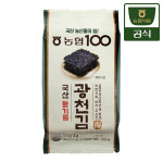 농협식품 국산 광천김 선물세트 2호 (참기름 9봉 + 들기름 9봉) 6개 : 농협식품