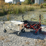 코스트위드 접이식 감성캠핑 오프니스 웨건 (뒷축보강,오픈형) 아이보리 : 코스트위드