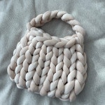 [꽈배기백] 핸드니팅 겨울가방 토트백 : petit tricot