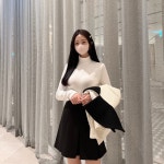 겨울 미니 스커트 기모 플리츠 A라인 스커트 : 민스타일