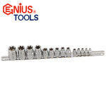 지니어스 별소켓세트 별복스 TX-23414 1/4 3/8 1/2 x 14P : 메가툴