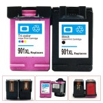 901XL 교체 잉크젯 인쇄 카트리지 호환 HP J4500 J4580 J4640 J4660 J4680 DOM668 : 밀키웨이311