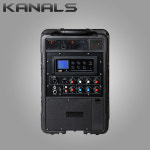 카날스 AL-786 충전식 앰프 스피커 무선마이크 2개 강의용 행사용 이동식 250W : 영서미디어