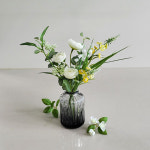 플리츠 미니 유리 화병 - 오브제 화병 꽃병 : 피오리레 플라워