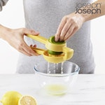 조셉조셉 레몬 스퀴저 레몬즙 짜개 짜기 쥬스맥스 듀얼 액션 과일 착즙기 : 키썸 : KITSOME