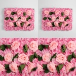 이지리치 플라워월 조화 꽃벽 FL11 60x40cm 꽃 벽 플라워 월 포토존 : 푸근한잡화점
