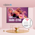 180인치 전동스크린 + 솜피리모컨 포함 DH-S200 (3600 x 2700) 매립 4:3 비전엑스 : 다해네스토어