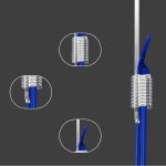 바늘 에기 10 쌍 탄소 철강 후크 나일론 anzol 액세서리 더블 : 친절한 9대씨
